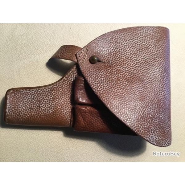 Holster en cuir pour pistolet browning 1903 ou Husquvarna 1907 2eme guerre mondiale 100 % d'origine