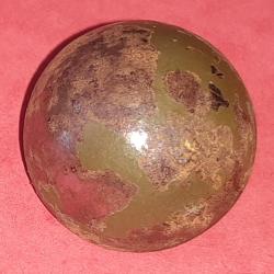 Bouton uniforme Militaire, demie boule,Ø20 , inscription au dos H.J PARIS .