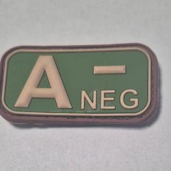 Patch velcro silicone A négatif