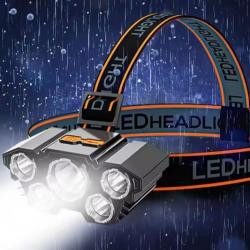 Lampe frontale ultra puissante 5 leds top des ventes!!