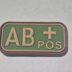 Patch velcro silicone AB positif