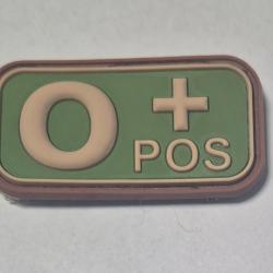 Patch velcro silicone O positif