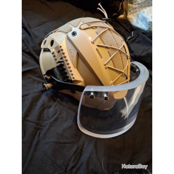 URGENT - Casque Par-balle MSA TC-500 (GIGN, CPA, SAED )