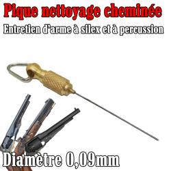 Outil nettoyage cheminée, aiguille débouche lumière pour arme à poudre noire