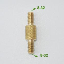 adaptateur double male pour baguette de nettoyage - 8-32 vers 8-32