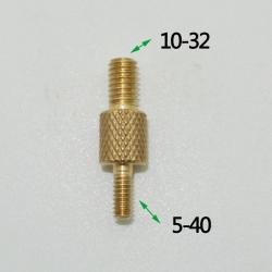 adaptateur double male pour baguette de nettoyage - 5-40 vers 10-32