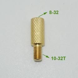 adaptateur pour baguette de nettoyage - 10-32T male vers 8-32 femelle