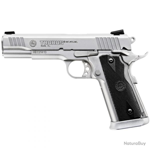 Pistolet TAURUS PT 1911 (Modle: Stainless Steel mat, Calibre: .45 ACP)