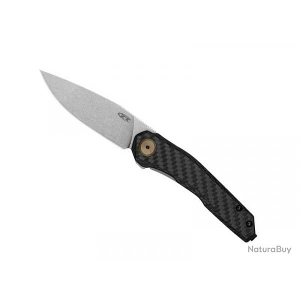 COUTEAU ZERO TOLERANCE NOIR FIBRE CARBONE