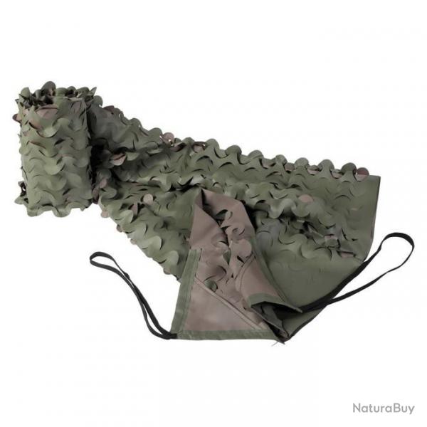 PROMOTION ! Filet Camo kaki et marron rversible Stepland  1,5 M x 5 M