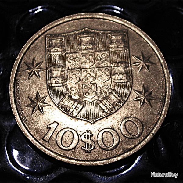 Portugal piece de 10$  1971 republica portuguesa ttb