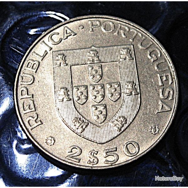 Portugal piece de 2$5 1964  ttb+(rpublica portuguesa)