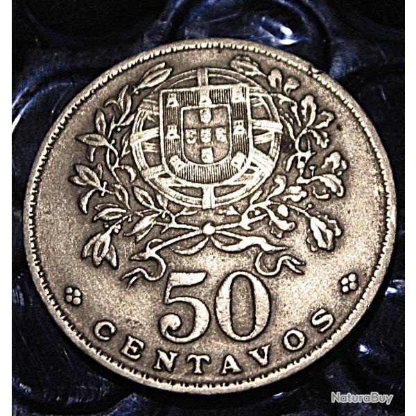 Portugal piece de 50 centavos 1959  ttb+(rpublica portuguesa)