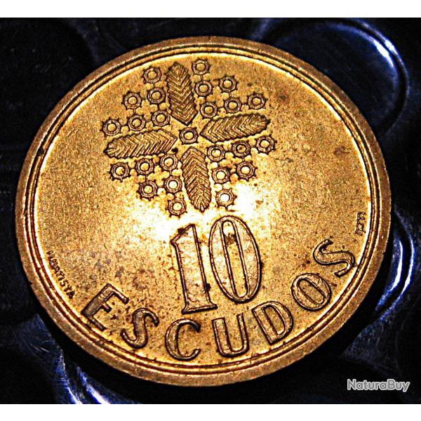 Portugal piece de 10 escudos 1996 ttb+(rpublica portuguesa)