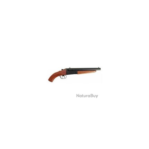 FUSIL A GAZ 6MM DOUBLE CANON BOIS COURT
