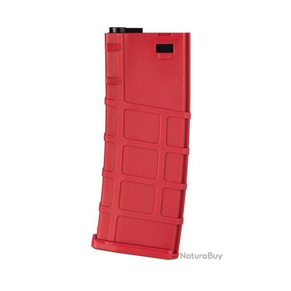 Chargeur mid-cap 200 billes Rouge pour M4 séries