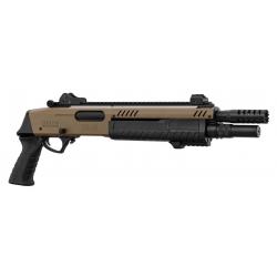 Réplique fusil à pompe FABARM STF12 Short Tan Gaz
