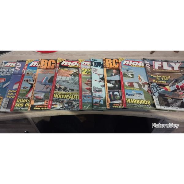 Livre magazine d'avion RC modlisme kyosho Futaba T2M avion radiocommand