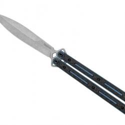 COUTEAU PAPILLON KERSHAW LUCHA TITANIUM/FIBRE DE CARBONE