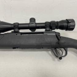 !! Wahoo ! PACK SAVAGE AXIS GAUCHER CALIBRE 308 WIN LUNETTE WEAVER 3-9X40+SILENCIEUX NIELSEN PARADOX