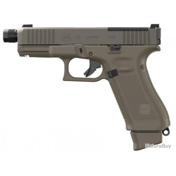 Pistolet Glock 45 Hunter Cal.9X19 Mos Filet 13.5X100G