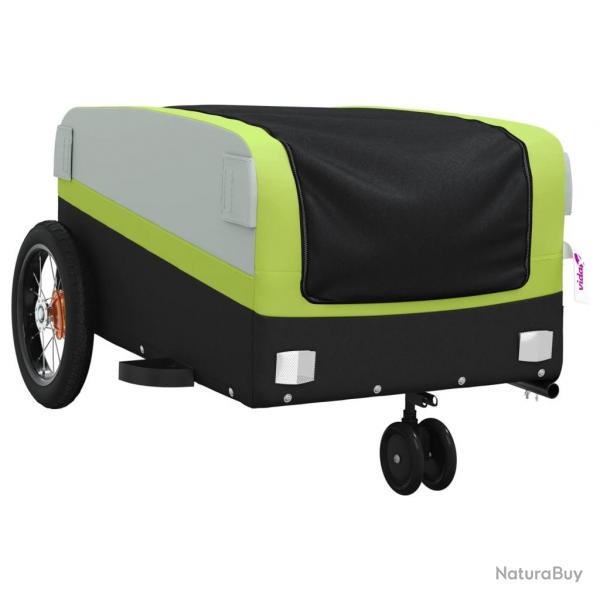 Remorque chariot transport de vlo 30 kg fer vert 02_0044096