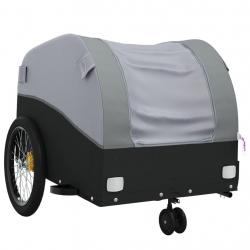 Remorque chariot transport de vélo 30 kg fer gris 02_0044094