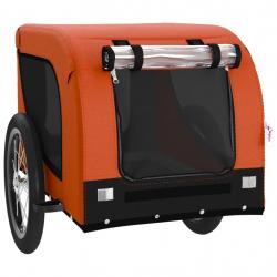 Remorque chariot transport de vélo pour animaux de compagnie Orange 02_0044343