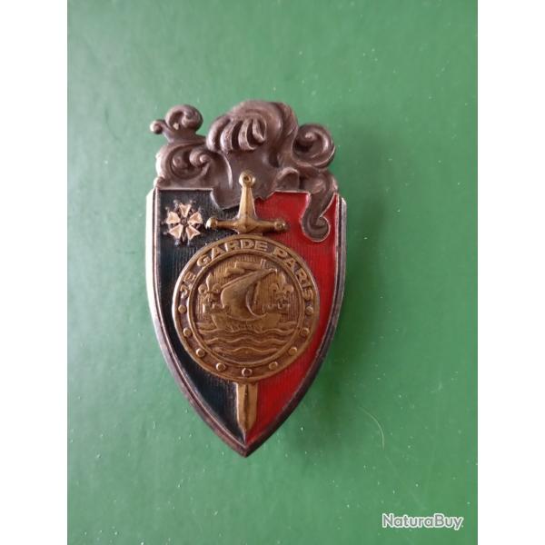 INSIGNE GARDE RPUBLICAINE DE PARIS, 1942/1945