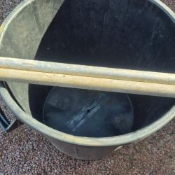2 tube de 56 cm pour fabrication Épieux