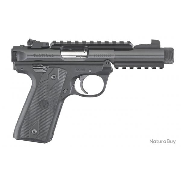 Pistolet RUGER 22/45 TACTICAL MK IV BRONZE CANON FILETE Cal. 22 Lr