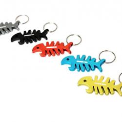 Porte-Clés Décapsuleur Munkees "SQUELETTE POISSON" - Multicolor