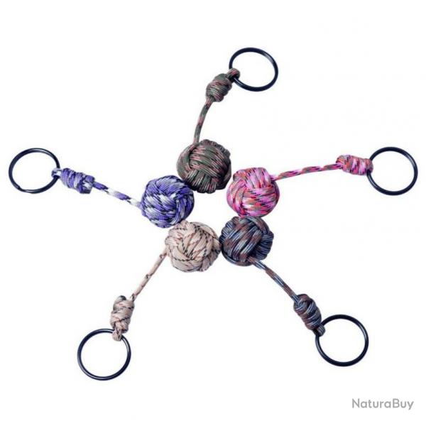 Munkees "Porte-Cls Paracorde Boule" - Multicolor
