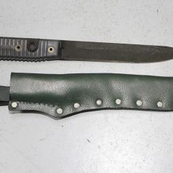 Baïonnette de fusil Valmet M1962 d'origine finlandaise de l'époque de la guerre froide avec fourreau