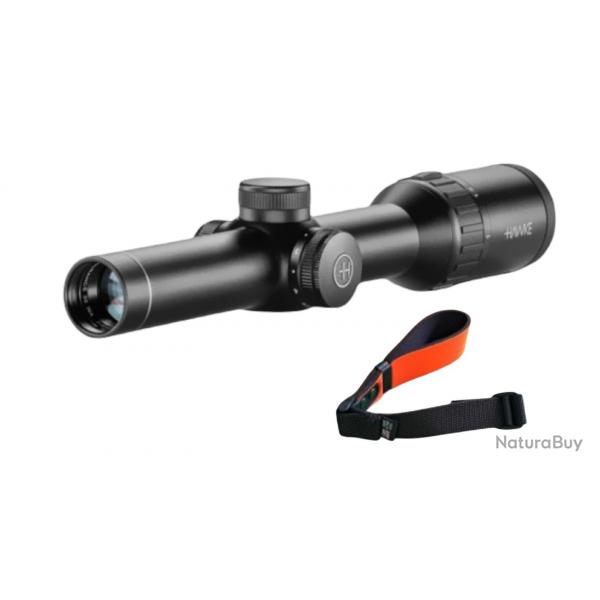 KIT - Lunette de battue Hawke Endurance 30 WA 1-4x24 et Dragonne noprne