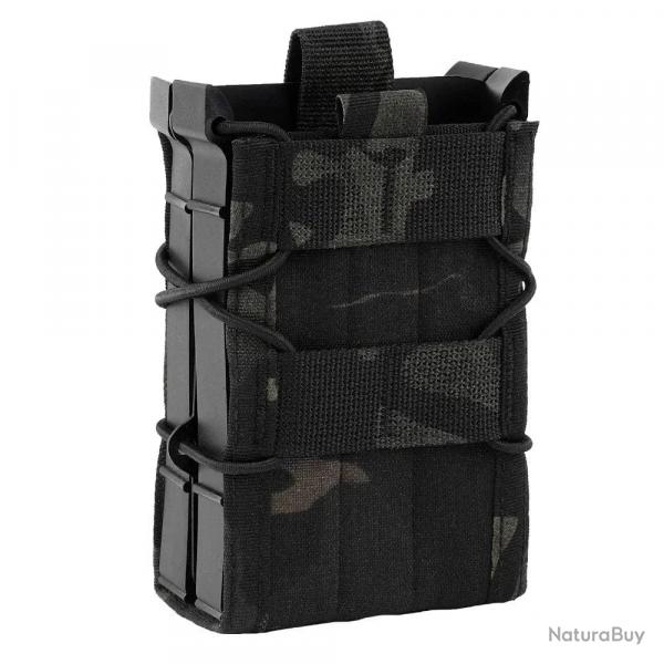 Pochette chargeur double 5,56/7,62 KEEP ACTIVITY - Multicam noir