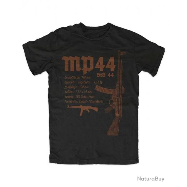 T-shirt militaire motif MP44 manches courtes - L