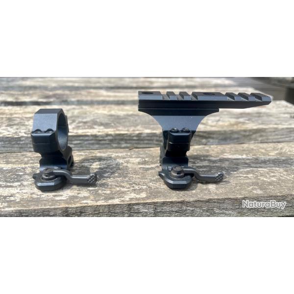 Anneaux de montage de lunette 30 mm Airsoft