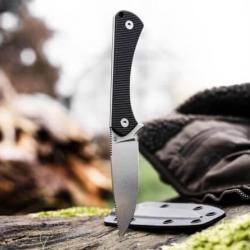 Böker Magnum 02BM0002 Couteau à lame fixe Black G10