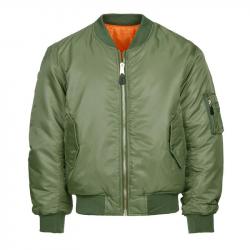 Blouson de pilote Bomber MA 1 vert