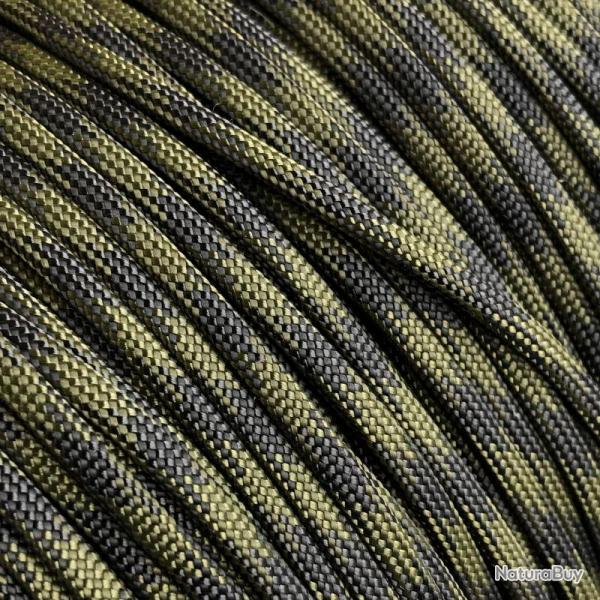 Paracord Type VI 750 First Division (10 mtres) Black forest