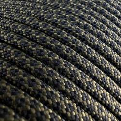 Paracord Type III 550 First Division (10 mètres) Black Army green snake