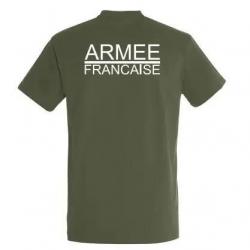 T shirt sérigraphié Armée Française