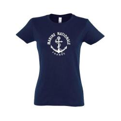 T-shirt Marine Nationale (femme) XL
