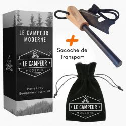 Pierre à feu de survie "Le Campeur Moderne"