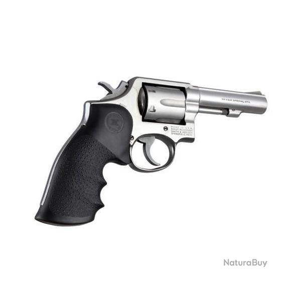 Poigne monogrip carre en caoutchouc noir S&W K ou L Frame