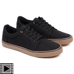 Chaussures Fox Black Canvas Shoe 42