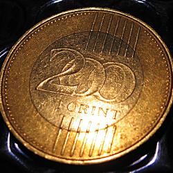 hongrie piece de 200 forint bimetal 2009 tb+
