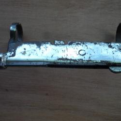 Très originale baïonnette type 49/56 porte-fanion n°4 chromée