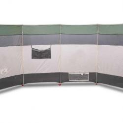 Brise-vent de camping vert imperméable 366 x 152 x 152 cm pour protection extérieure